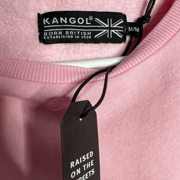 Kangol pink cropped crewneck sweater - Picture 5 of 5